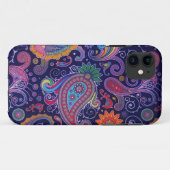 Paisley Lila pink Case-Mate iPhone Hülle (Rückseite (Horizontal))
