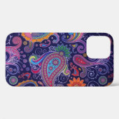 Paisley Lila pink Case-Mate iPhone Hülle (Rückseite (Horizontal))