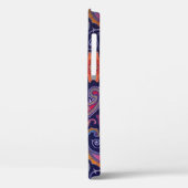 Paisley Lila pink Case-Mate iPhone Hülle (Rückseite / Links)