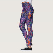 Paisley Lila pink Leggings (Links)