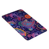 Paisley Lila pink Magnet (Rechte Seite)