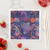 Paisley Lila pink Serviette (Beispiel)