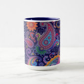 Paisley Lila pink Tasse (Zentrum)