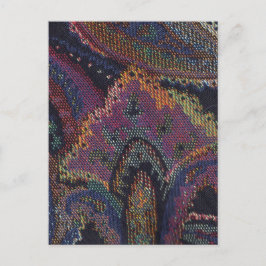 Paisley Lila Postkarte