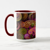 Paisley Lila Tasse (Links)