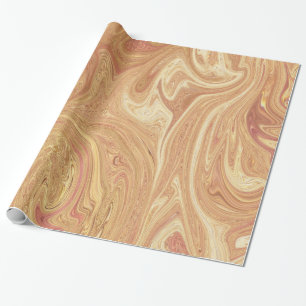 Paisley Liquid Marble JEDEN ANLASS Geschenkpapier