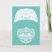 Paisley-Maske Karte (Vorderseite)