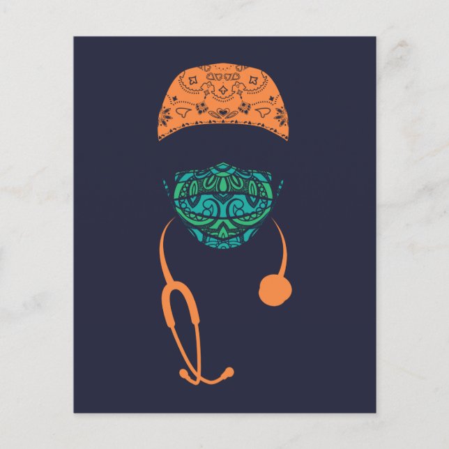 Paisley mit Maske (Vorderseite)