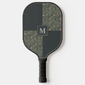 Paisley Mit Monogramm Pickleball Paddle (Vorderseite)