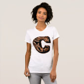 Paisley Monogram - C T-Shirt (Vorne ganz)