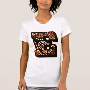 Paisley Monogram - E T-Shirt
