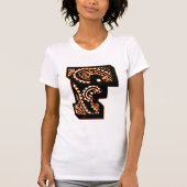 Paisley Monogram - F T-Shirt (Vorderseite)