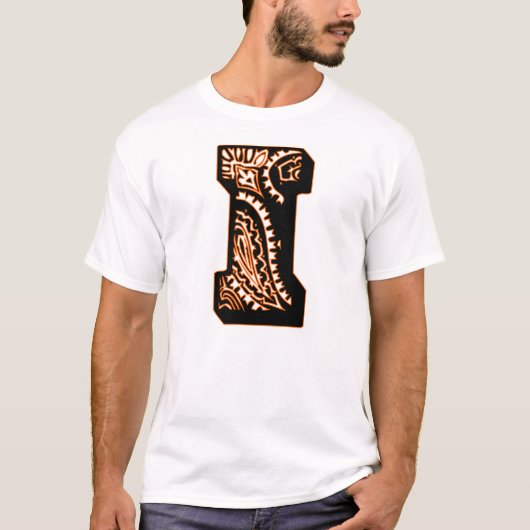 Paisley Monogram - I T-Shirt (Vorderseite)