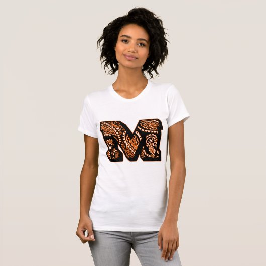 Paisley Monogram - M T-Shirt (Vorne ganz)