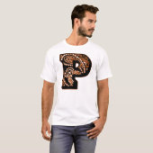 Paisley Monogram - P T-Shirt (Vorne ganz)