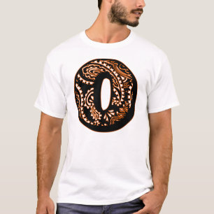 Paisley-Monogramm - O T-Shirt