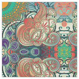 Paisley Mosaic Muster I + Ihre Ideen Stoff