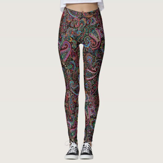 Paisley Multi Color - Serie 50 Leggings (Vorderseite)