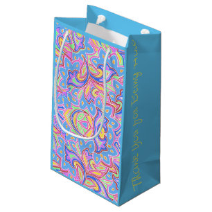 Paisley Multi Personalisiert Kleine Geschenktüte