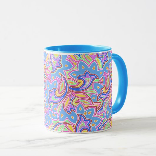 Paisley Multi Tasse (VorderseiteRechts)