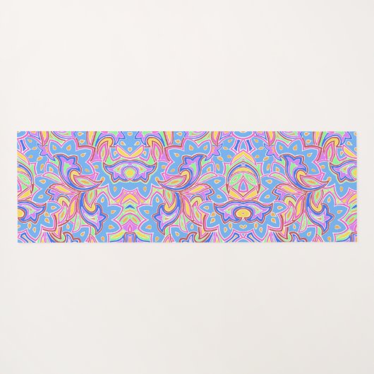 Paisley Multi Yogamatte (Rückseite (Horizontal))