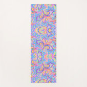 Paisley Multi Yogamatte (Vorderseite)