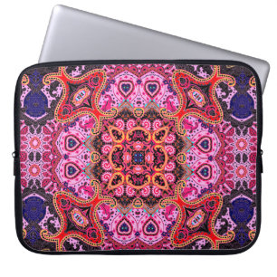 Paisley Multicolor nahtlose Schal-Design Muster Laptopschutzhülle