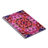 Paisley Multicolor nahtlose Schal-Design Muster Notizblock (Rechte Seite)
