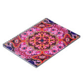Paisley Multicolor nahtlose Schal-Design Muster Notizblock (Linke Seite)