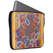 Paisley Multicolor-Schal-Design Laptopschutzhülle (Vorne Rechts)