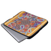 Paisley Multicolor-Schal-Design Laptopschutzhülle (Vorne Knopf)