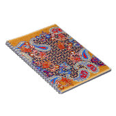 Paisley Multicolor-Schal-Design Notizblock (Rechte Seite)