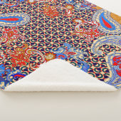 Paisley Multicolor-Schal-Design Sherpadecke (3/4)