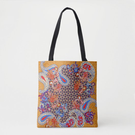 Paisley Multicolor-Schal-Design Tasche (Vorderseite)