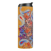 Paisley Multicolor-Schal-Design Thermosbecher (Nach links gedreht)
