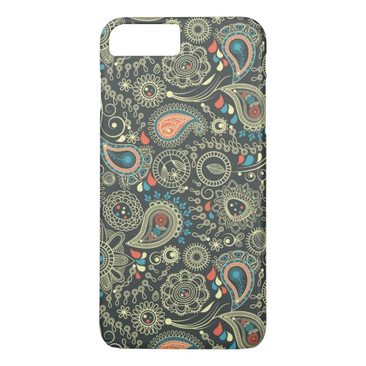 Paisley-Muster 3 Case-Mate iPhone Hülle (Rückseite)