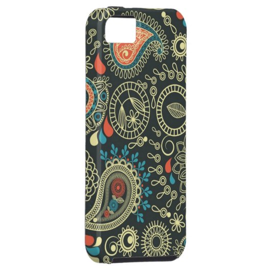 Paisley-Muster 3 Case-Mate iPhone Hülle (Rückseite/rechts)