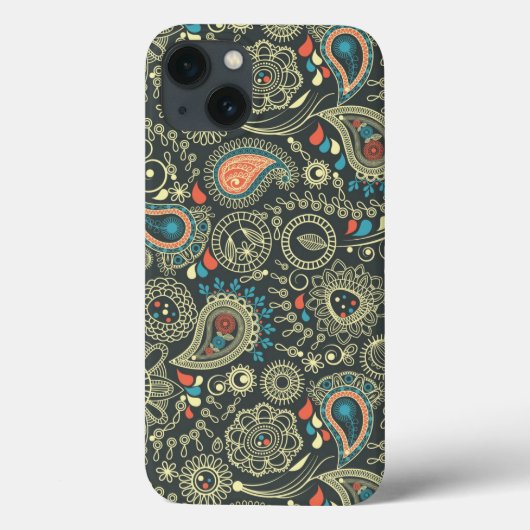 Paisley-Muster 3 Case-Mate iPhone Hülle (Rückseite)