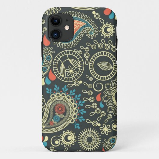 Paisley-Muster 3 Case-Mate iPhone Hülle (Rückseite)