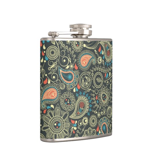 Paisley-Muster 3 Flachmann (Rechts)