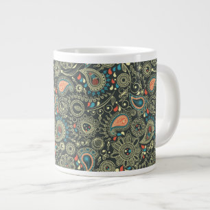 Paisley-Muster 3 Jumbo-Tasse