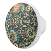 Paisley-Muster 3 Keramikknauf (Rechts)