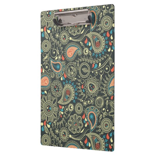 Paisley-Muster 3 Klemmbrett (Links)