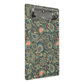 Paisley-Muster 3 Mini Klemmbrett (Schrägansicht)