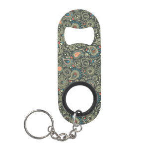 Paisley-Muster 3 Schlüsselanhänger Flaschenöffner
