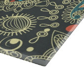 Paisley-Muster 3 Schneidebrett (Ecke)