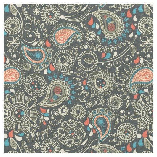 Paisley-Muster 3 Stoff (Nahaufnahme)