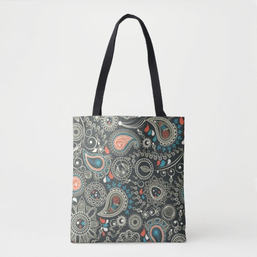 Paisley-Muster 3 Tasche (Vorderseite)