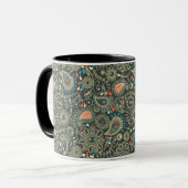 Paisley-Muster 3 Tasse (Vorderseite Links)