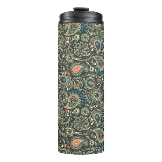 Paisley-Muster 3 Thermosbecher (Vorderseite)